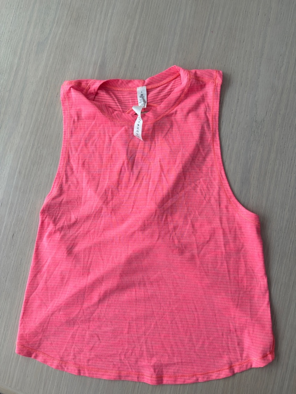 Lululemon Orange Cross-Back Tank Top size 4 - Picture 2 of 3